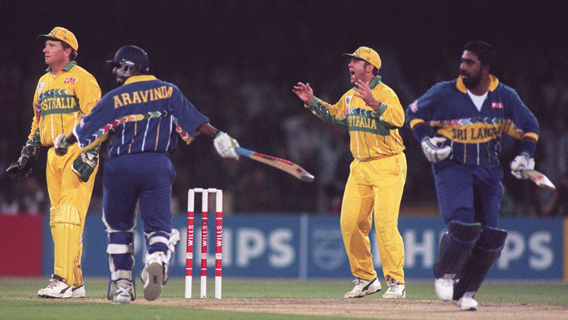 आयोजक श्रीलंकाले जितेको छैटौं विश्वकप १९९६